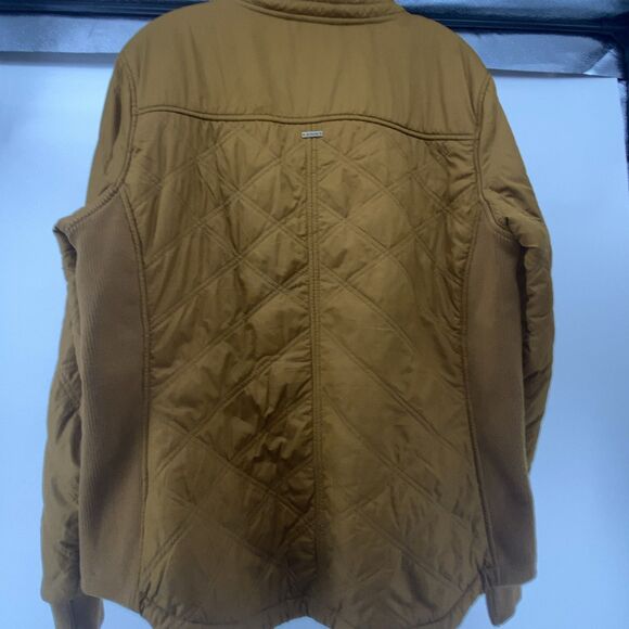 Prana Quilted Jacket Women’s Size XL, Yellow/Golden Color, Full Zip, Pockets - Picture 9 of 9